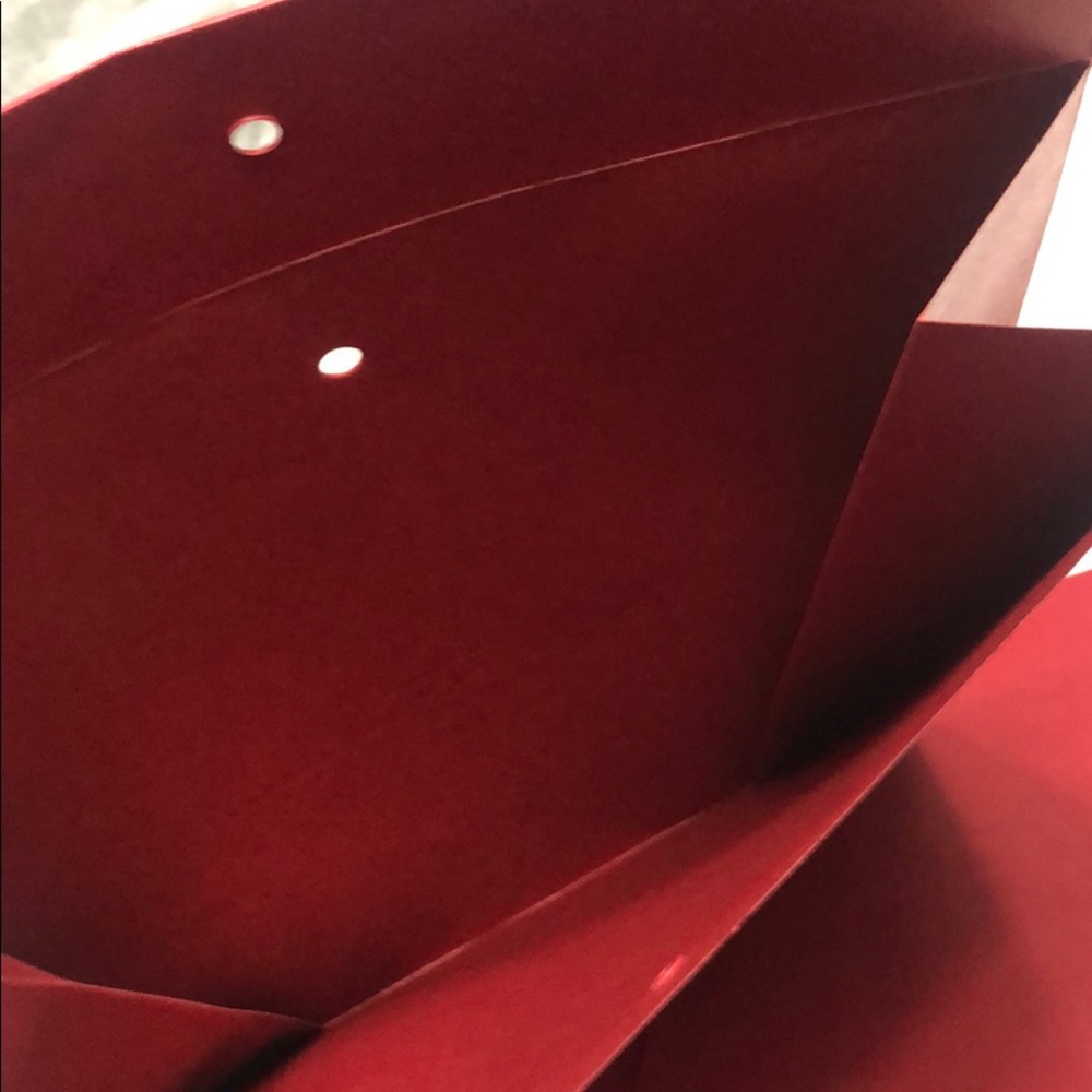 Salvatore Ferragamo Red Gift Envelopes - New - Picture 3 of 4